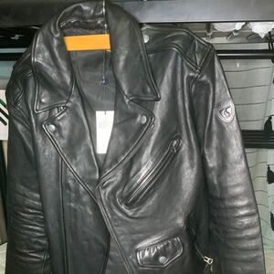 Men’s polo Ralph Lauren black moto Jacket size Large